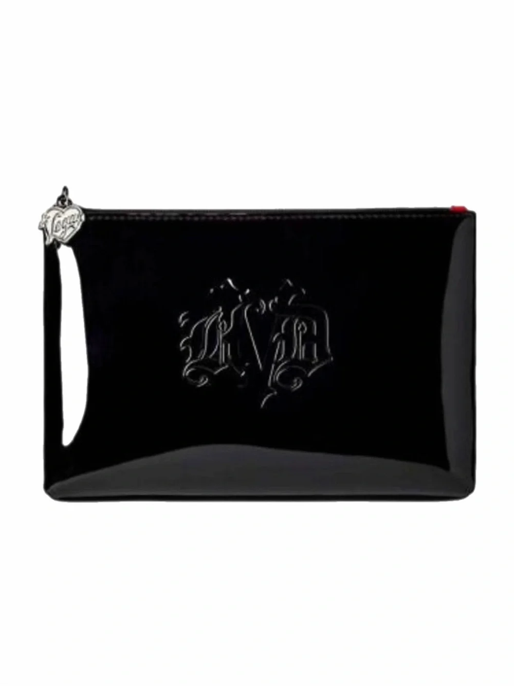 KVD Kat Von D Black Vinyl Makeup Bag